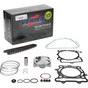 Kawasaki KX 250 F Top End Piston Kit - Vertex Pistons - Forged Replica, 13.8:1 Compression - `15-`16